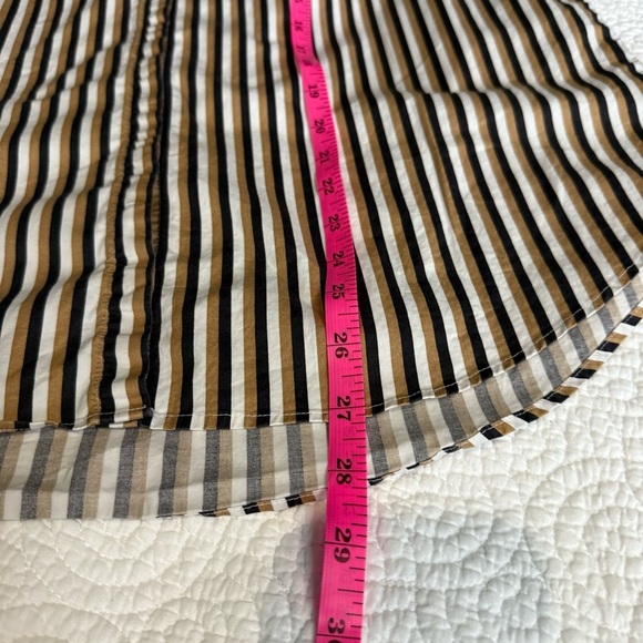 Boss Black and White Striped Button Down Shirt - Picture 4 of 8